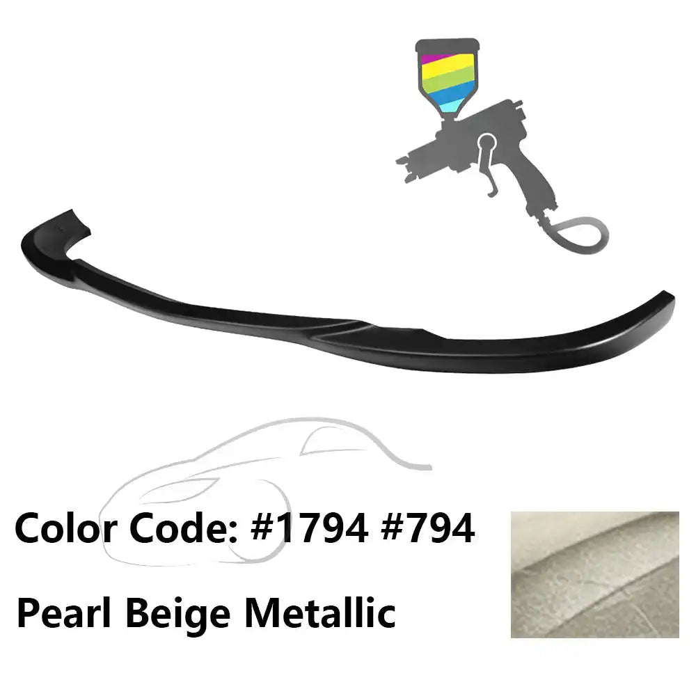 2008-2011 Benz W204 C Class GH Style Front Bumper Lip ABS Painted #1794, 794 Pearl Beige Metallic
