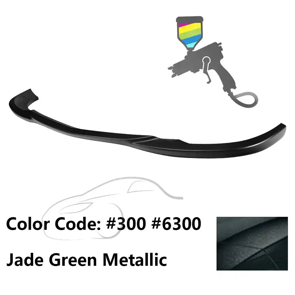 2008-2011 Benz W204 C Class GH Style Front Bumper Lip ABS Painted #300, 6300 Jade Green Metallic