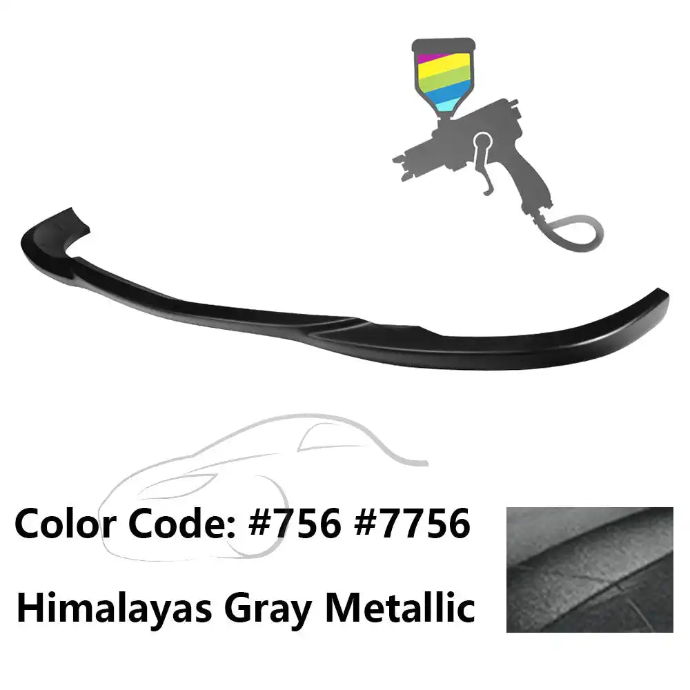 2008-2011 Benz W204 C Class GH Style Front Bumper Lip ABS Painted #756, 7756 Himalayas Gray Metallic