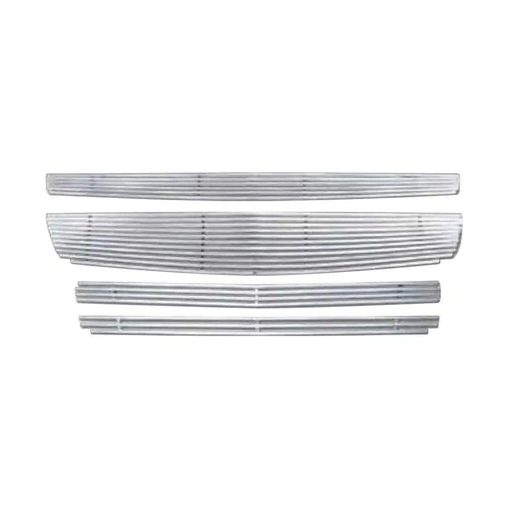 2008-2012 Chevrolet Malibu Billet Style Front Grille Insert Steel 4PC