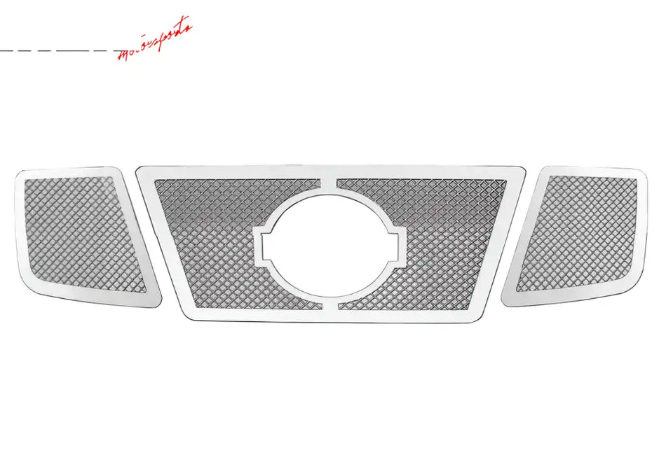 2008-2012 Nissan Armada Mesh Style Chrome Front Grille Stainless Steel