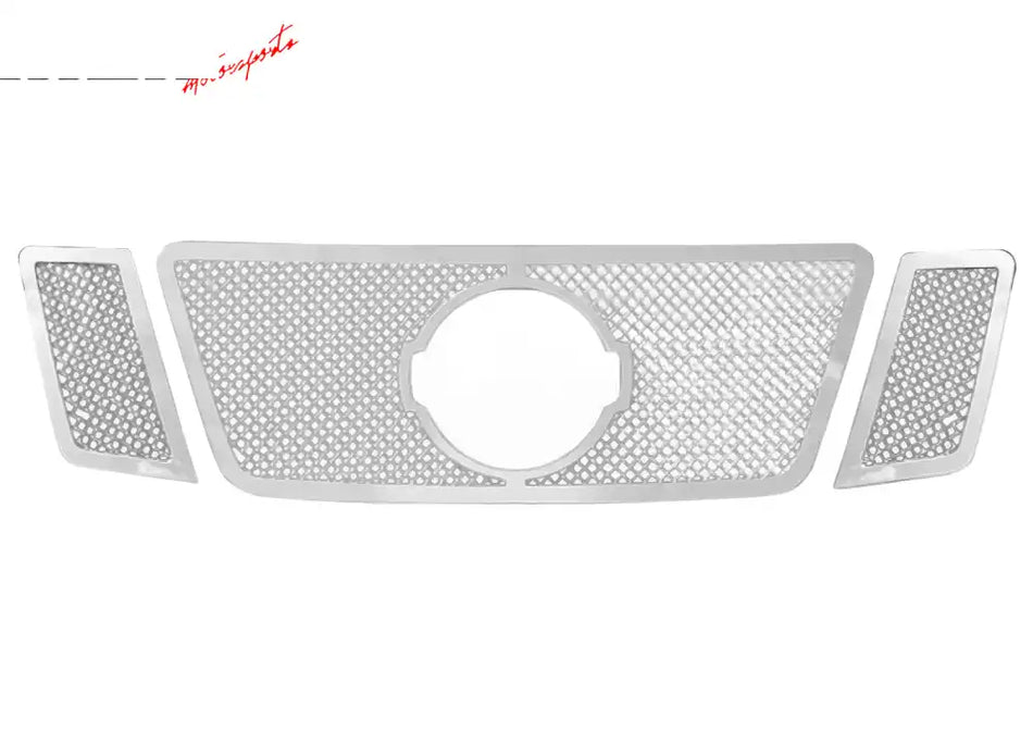 2008-2012 Nissan Pathfinder Mesh Chrome Front Grille Stainless Steel