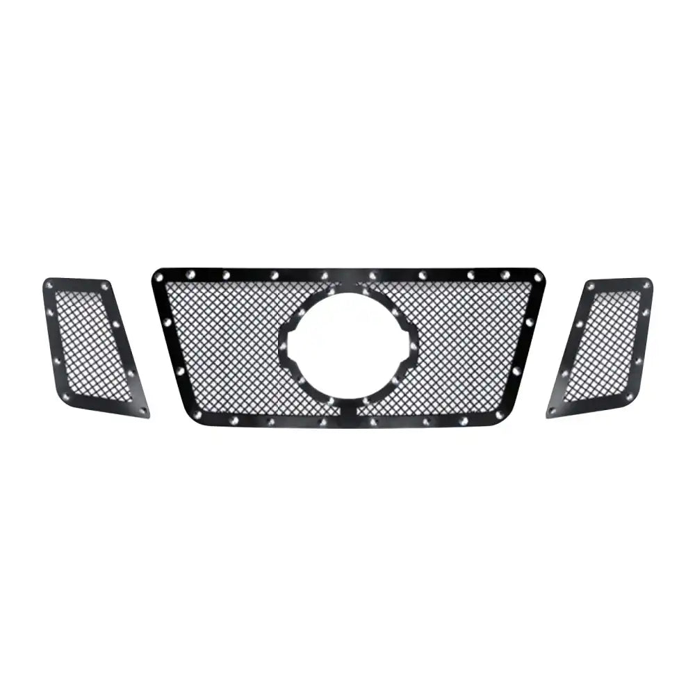 2008-2012 Nissan Pathfinder Perimeter Woven 3PCS Front Grille Inserts