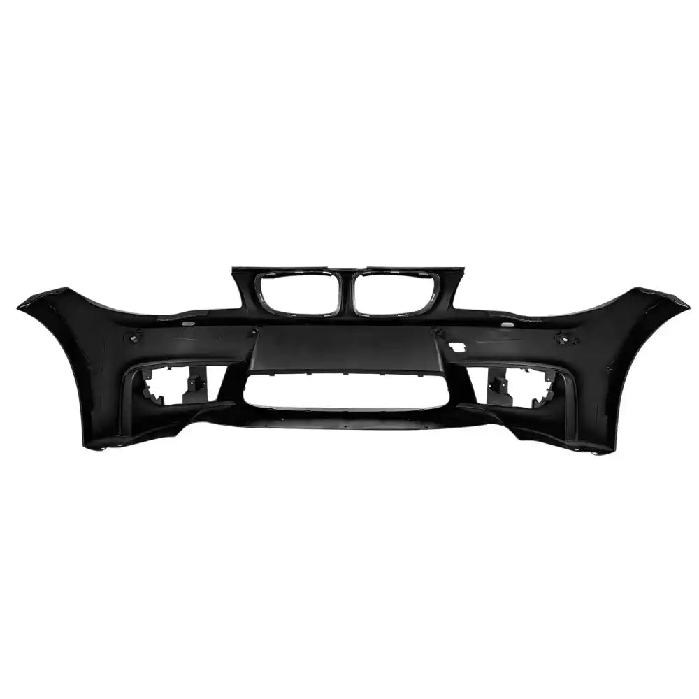 2008-2013 BMW 1-Series E82 E88 1M Matte Black Front Bumper Cover PP
