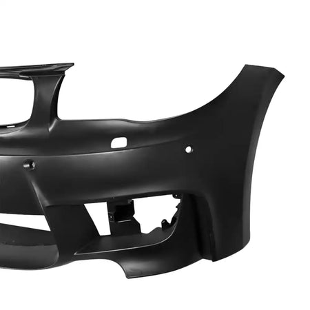 2008-2013 BMW 1-Series E82 E88 1M Matte Black Front Bumper Cover PP