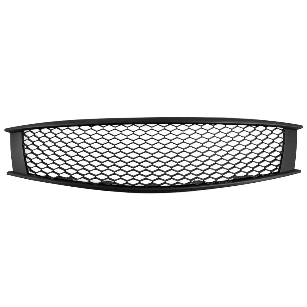 2008-2013 Infiniti G37 Coupe & 2014-2015 Q60 Honeycomb Style Front Bumper Upper Grille Replacement Matte Black ABS