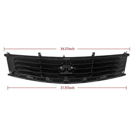 2008-2013 Infiniti G37 Coupe & 2014-2015 Q60 OE Style Front Bumper Upper Grille Replacement Carbon Fiber Print ABS