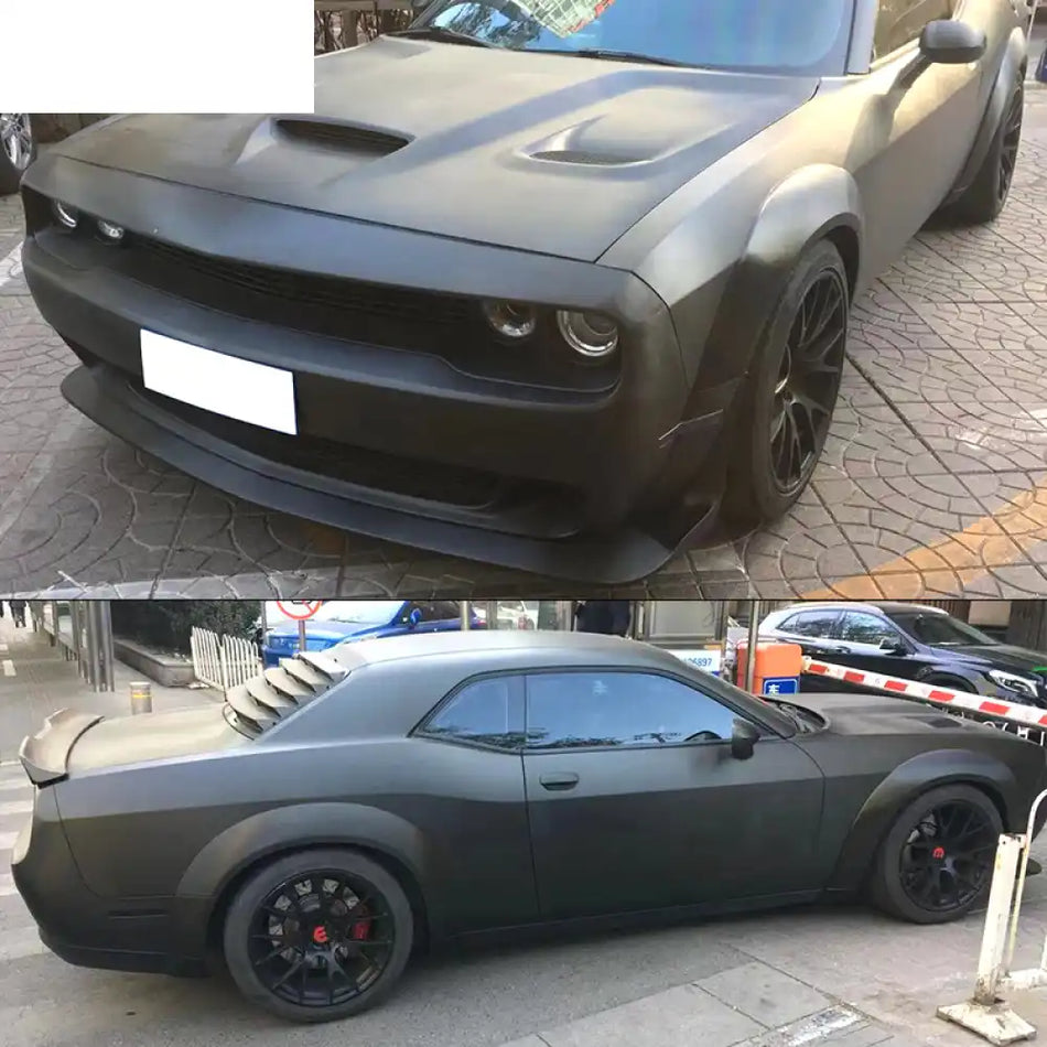 2008-2014 Dodge Challenger Front Bumper + Demon Lip + Fender Flares