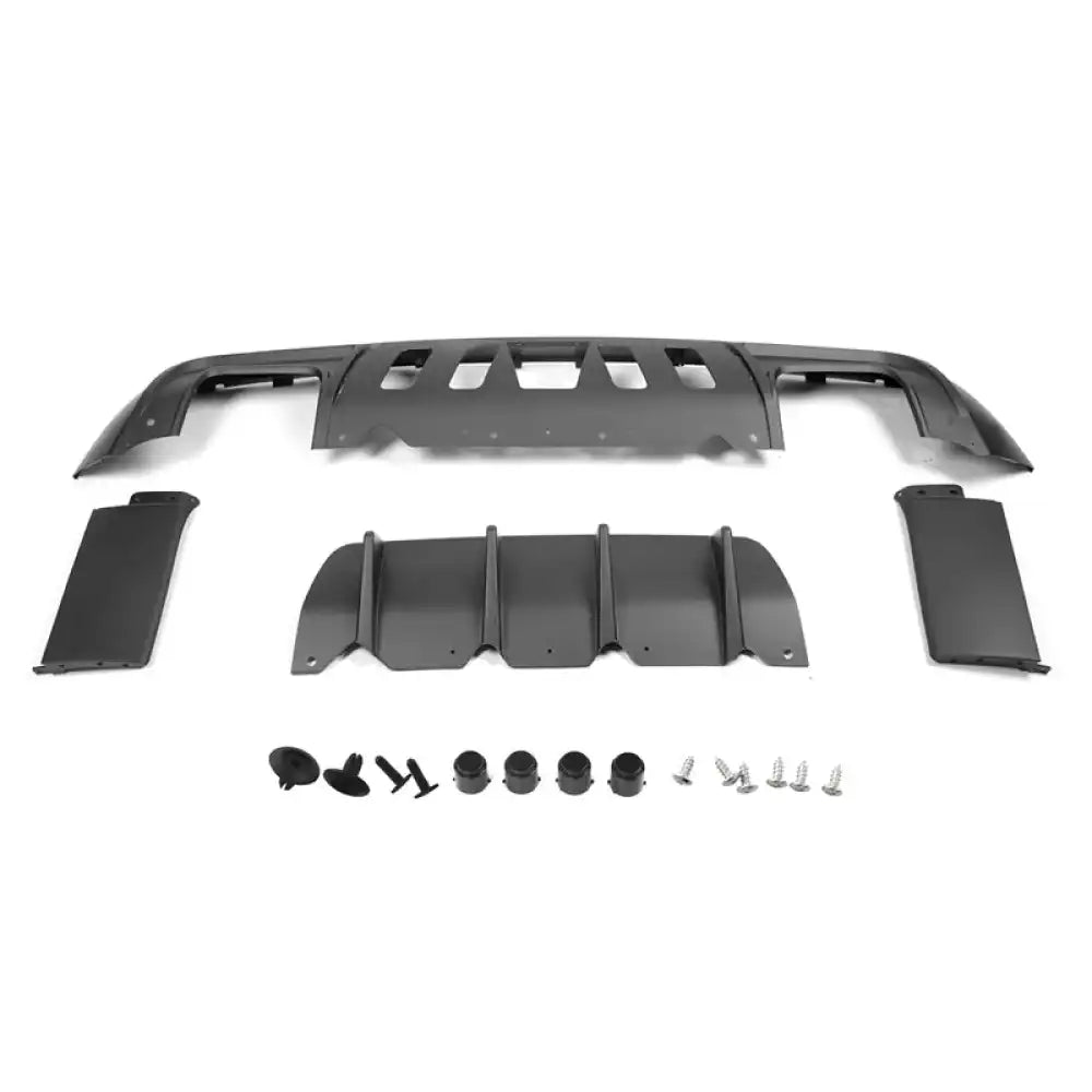 2008-2014 Dodge Challenger Front + Rear Bumper Cover + Lip + Diffuser PP