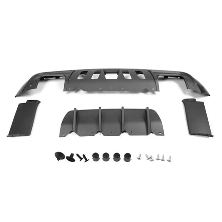 2008-2014 Dodge Challenger Front + Rear Bumper Cover + Lip + Diffuser PP