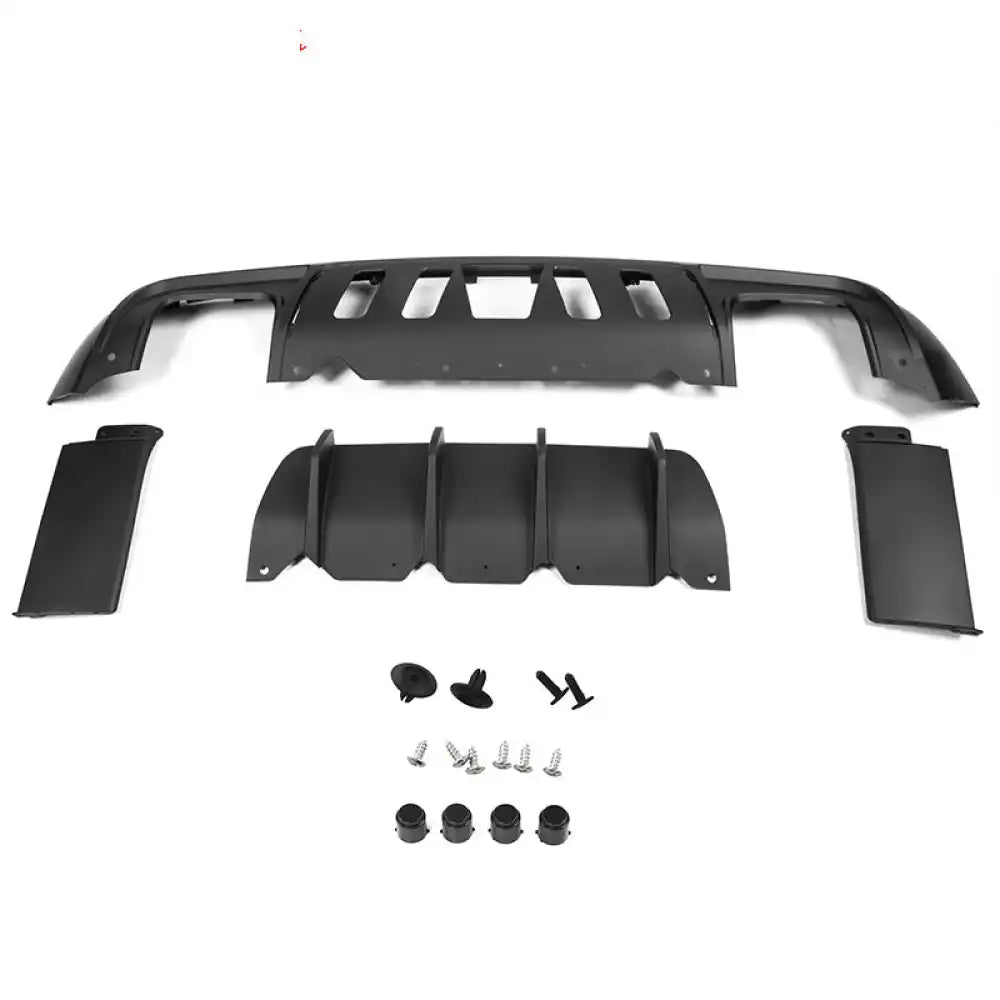 2008-2014 Dodge Challenger Front + Rear Bumper Cover + Lip + Diffuser PP