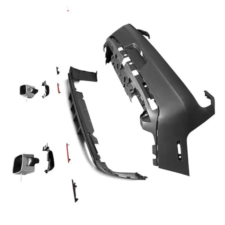 2008-2014 Dodge Challenger Front + Rear Bumper Cover + Lip + Diffuser PP