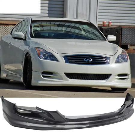 2008-2014 Infiniti G37 2Dr Coupe & Q60 TS Style Front Bumper Lip PU