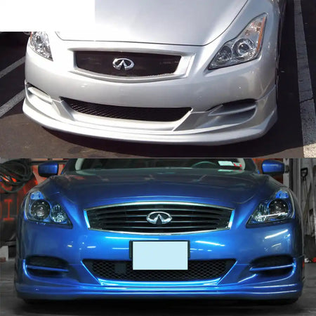 2008-2014 Infiniti G37 2Dr Coupe & Q60 TS Style Front Bumper Lip PU