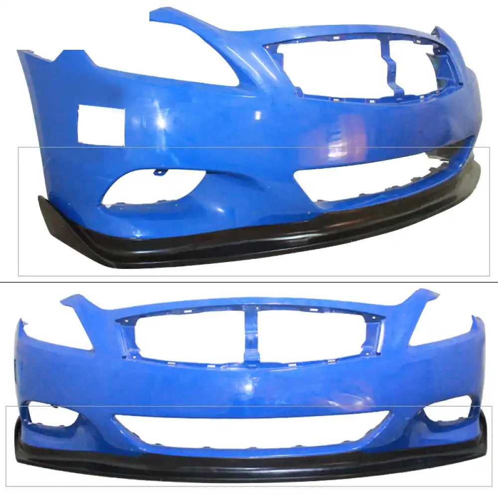 2008-2014 Infiniti G37 Coupe & Q60 EVO Style Front Bumper Lip