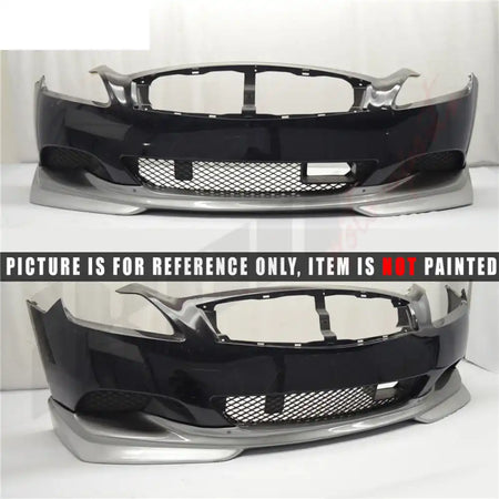 2008-2014 Infiniti G37 Coupe Q60 J Style Unpainted Front Bumper Lip PU