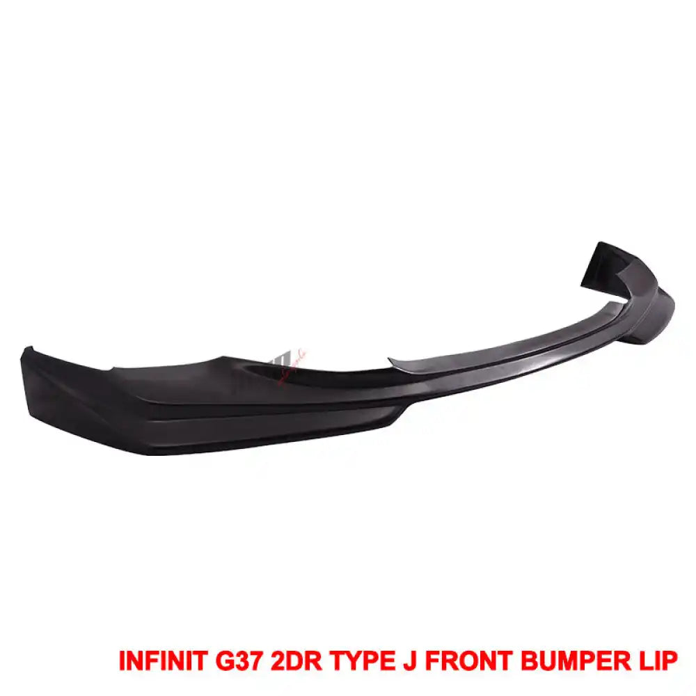 2008-2014 Infiniti G37 Coupe Q60 J Style Unpainted Front Bumper Lip PU