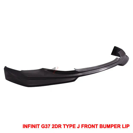 2008-2014 Infiniti G37 Coupe Q60 J Style Unpainted Front Bumper Lip PU