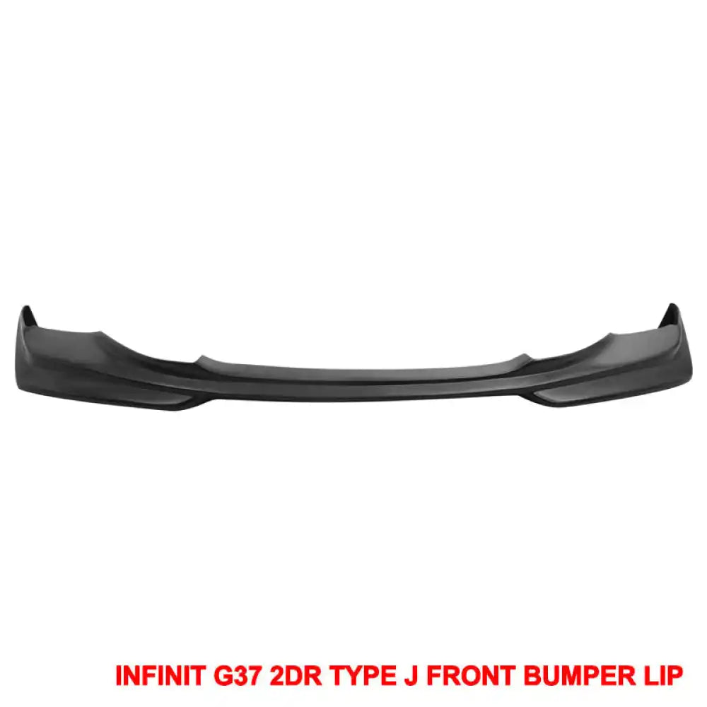 2008-2014 Infiniti G37 Coupe Q60 J Style Unpainted Front Bumper Lip PU
