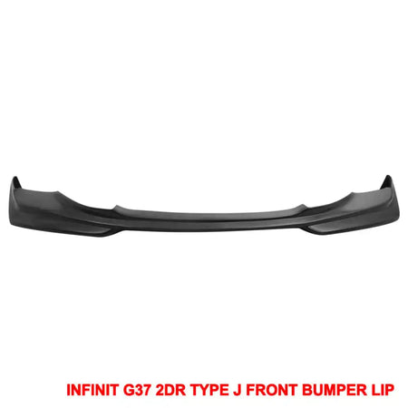 2008-2014 Infiniti G37 Coupe Q60 J Style Unpainted Front Bumper Lip PU