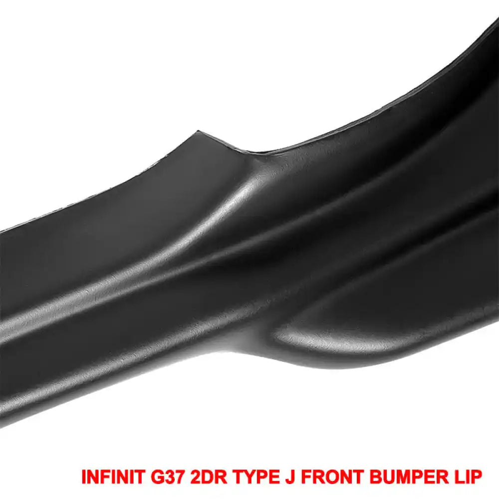 2008-2014 Infiniti G37 Coupe Q60 J Style Unpainted Front Bumper Lip PU