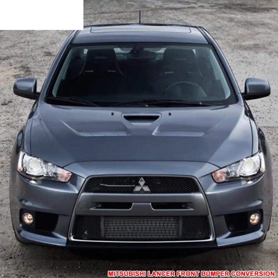 2008-2015 Mitsubishi Lancer EVO Style Unpainted Front Bumper Cover PP
