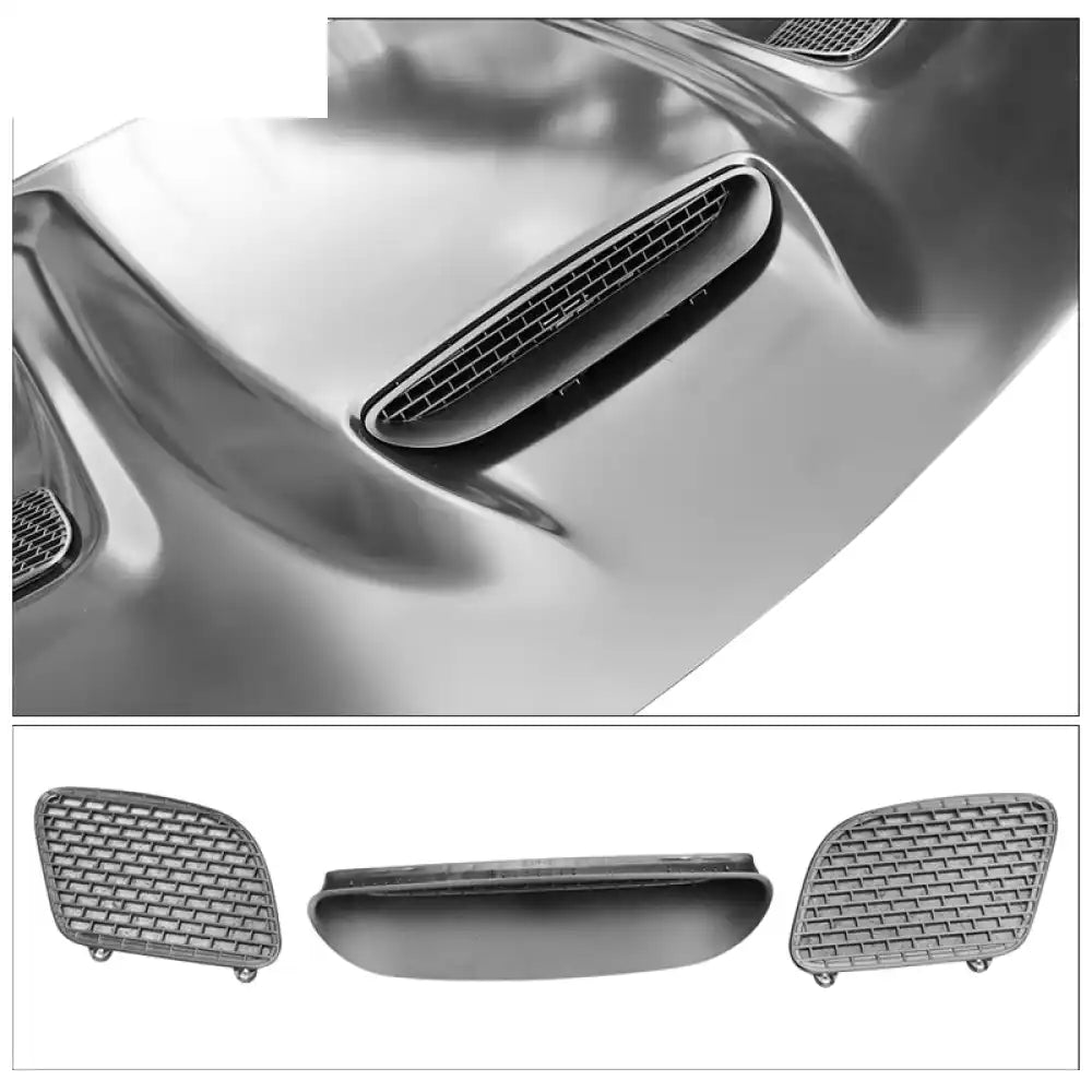 2008-2023 Dodge Challenger Hellcat Hood Scoop Air Intake Vent Aluminum