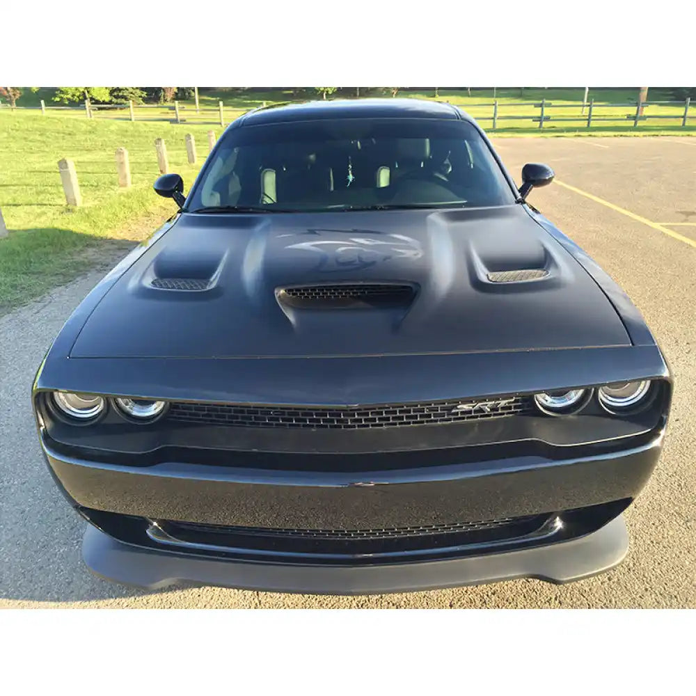2008-2023 Dodge Challenger Hellcat Hood Scoop Air Intake Vent Aluminum