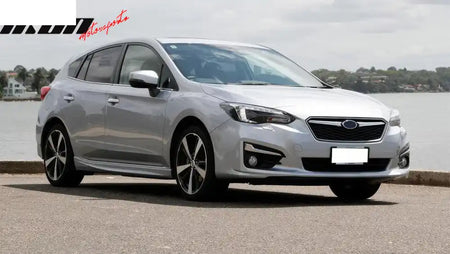 2008Ã¢2010 Subaru Impreza WRX Hatchback OE Style Front Grille ABS Replacement Gray W/ Chrome