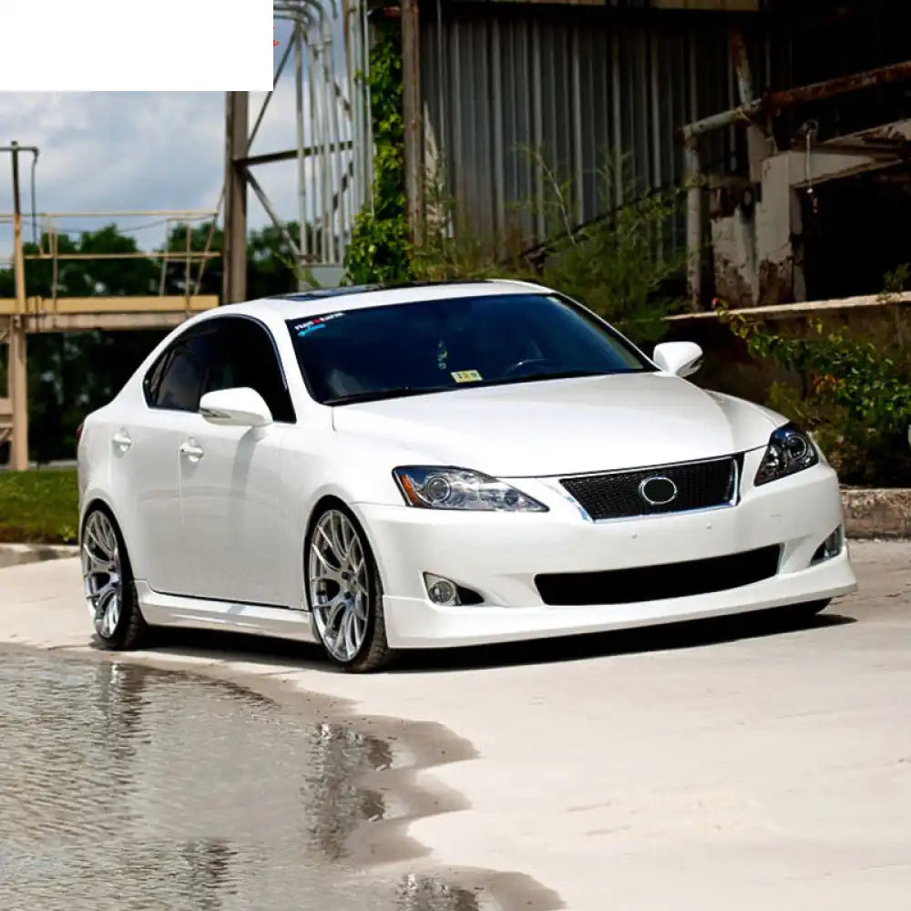 2009-2010 Lexus IS250 IS350 Sedan V Style Front Bumper Lip Spoiler PU