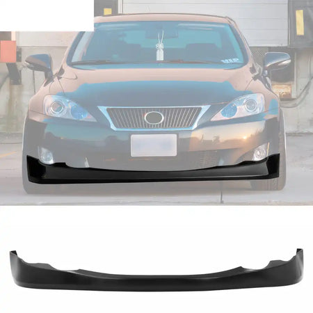 2009-2010 Lexus IS250 IS350 Sedan V Style Front Bumper Lip Spoiler PU