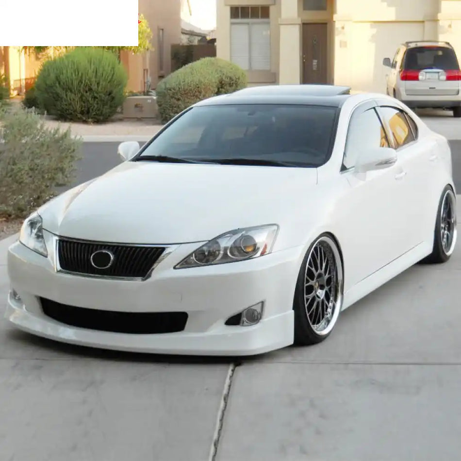2009-2010 Lexus IS250 IS350 Sedan V Style Front Bumper Lip Spoiler PU