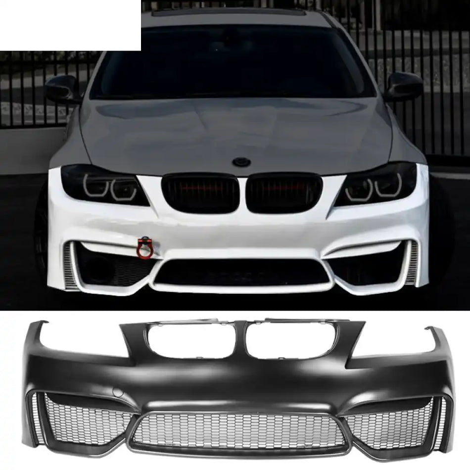 2009-2011 BMW E90 E91 3 Series Sedan Wagon M4 Style Front Bumper PP