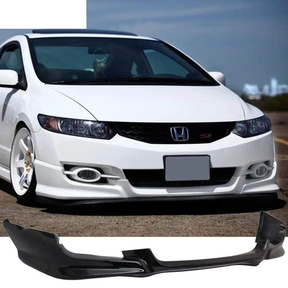 2009-2011 Honda Civic 2Dr Coupe HFP Style Front Lip Spolier PU Painted Crystal Black Pearl #NH731P