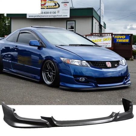 2009-2011 Honda Civic 2Dr Coupe HFP Style Front Lip Spolier PU Unpainted Black