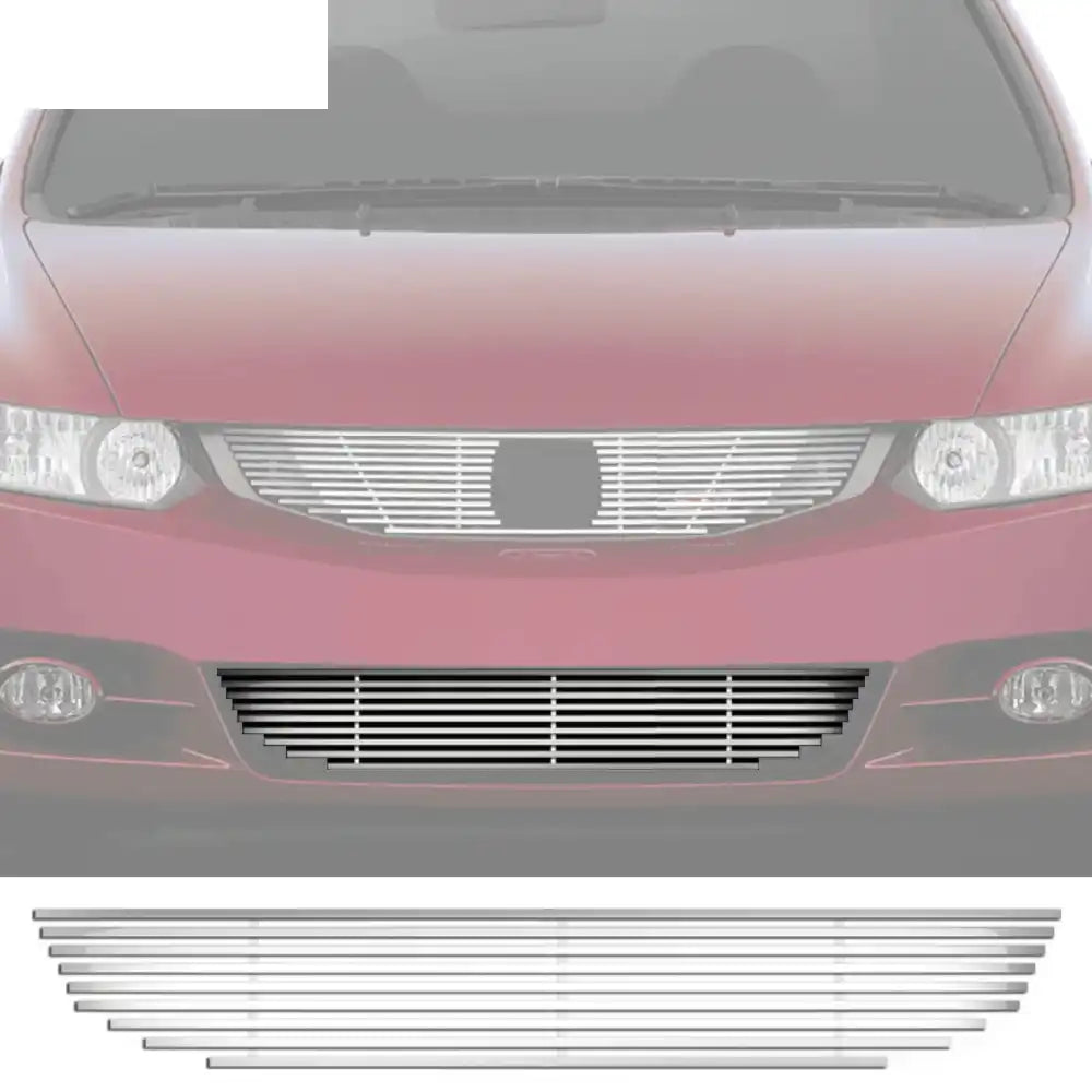 2009-2011 Honda Civic Coupe Billet Style Front Lower Grille Insert