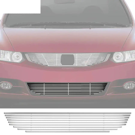 2009-2011 Honda Civic Coupe Billet Style Front Lower Grille Insert