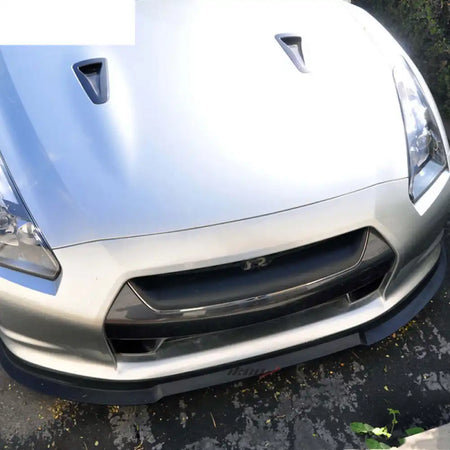 2009-2011 Nissan GT-R S Style Black Front Bumper Lip Chin Spoiler PU