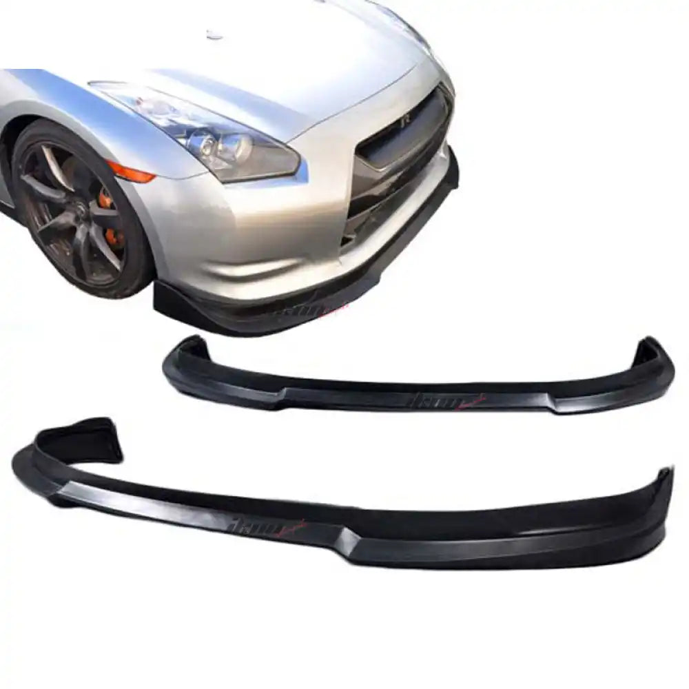 2009-2011 Nissan GT-R S Style Black Front Bumper Lip Chin Spoiler PU