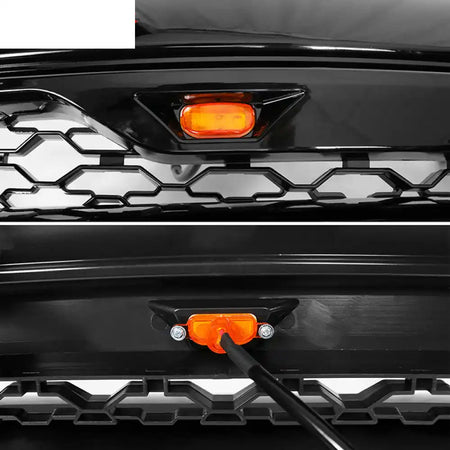 2009-2012 Dodge Ram 1500 Gloss Black Front Upper Grille W/Signal Light