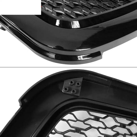 2009-2012 Dodge Ram 1500 Gloss Black Front Upper Grille W/Signal Light