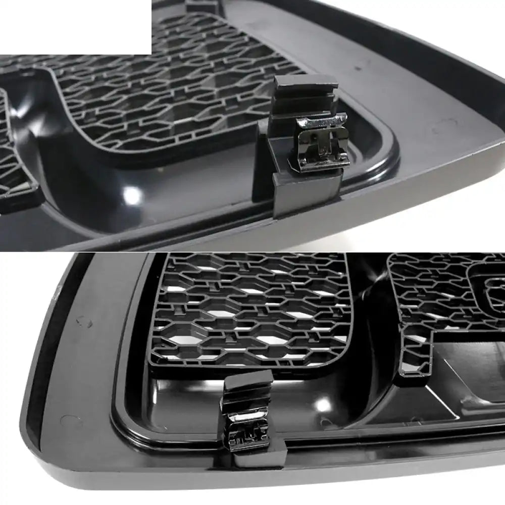 2009-2012 Dodge Ram 1500 Gloss Black Front Upper Grille W/Signal Light