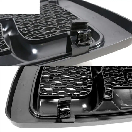 2009-2012 Dodge Ram 1500 Gloss Black Front Upper Grille W/Signal Light