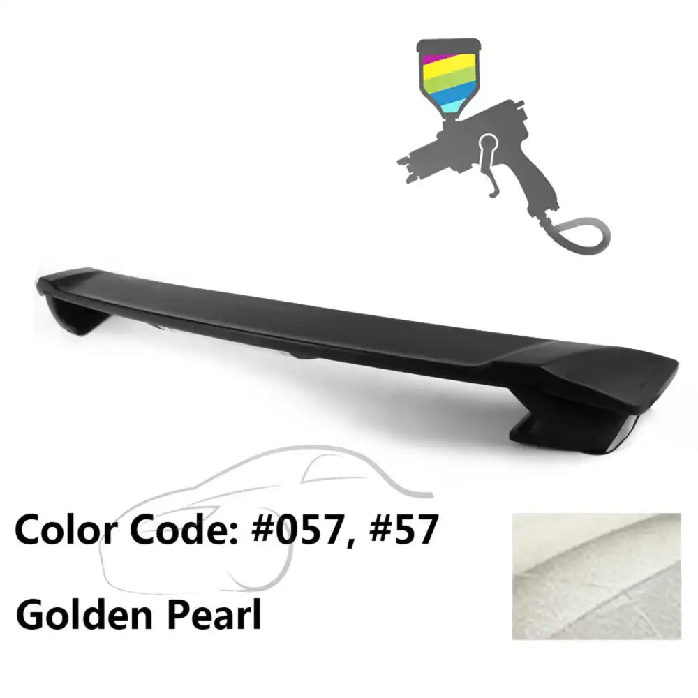 2009-2013 Corolla Sedan Sportivo Trunk Spoiler & LED Brake Light ABS Painted #057, 57 Golden Pearl