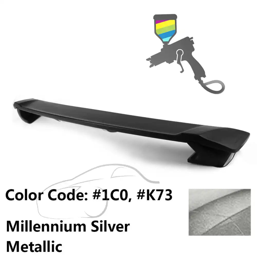 2009-2013 Corolla Sedan Sportivo Trunk Spoiler & LED Brake Light ABS Painted #1C0, K73, U1C0 Millennium Silver Metallic