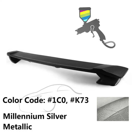 2009-2013 Corolla Sedan Sportivo Trunk Spoiler & LED Brake Light ABS Painted #1C0, K73, U1C0 Millennium Silver Metallic