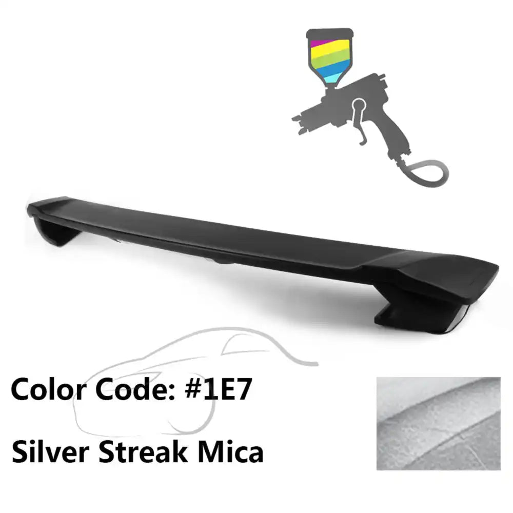 2009-2013 Corolla Sedan Sportivo Trunk Spoiler & LED Brake Light ABS Painted #1E7 Silver Streak Mica