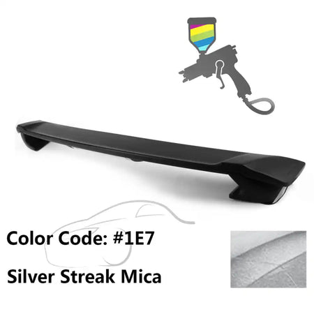 2009-2013 Corolla Sedan Sportivo Trunk Spoiler & LED Brake Light ABS Painted #1E7 Silver Streak Mica