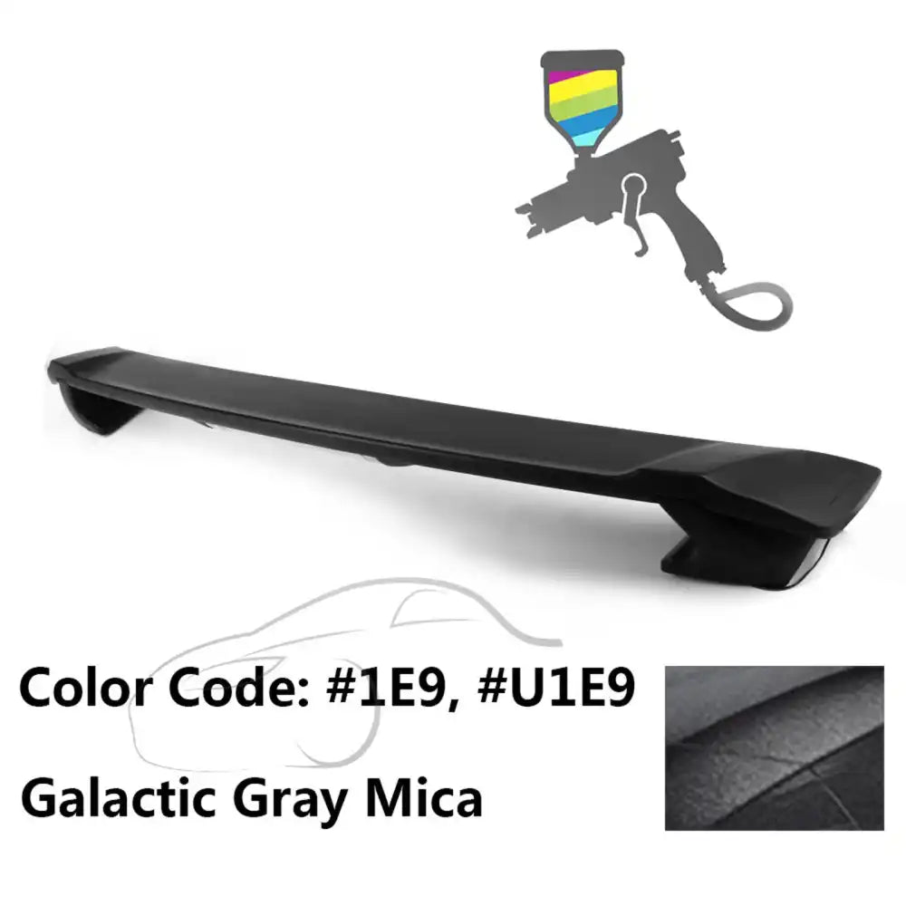 2009-2013 Corolla Sedan Sportivo Trunk Spoiler & LED Brake Light ABS Painted #1E9, U1E9 Galactic Gray Mica