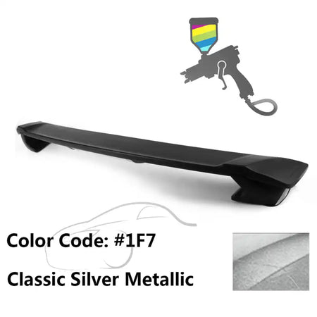 2009-2013 Corolla Sedan Sportivo Trunk Spoiler & LED Brake Light ABS Painted #1F7 Classic Silver Metallic